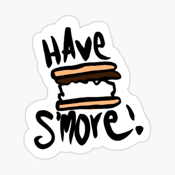 S Mores Stickers Redbubble - protect me smore camping roblox