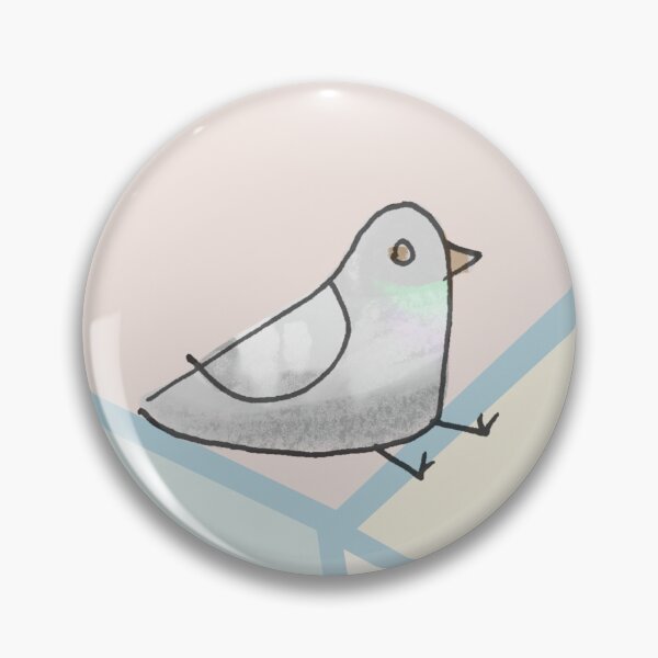 Item preview, Pen Sketch Cute Baby Pigeons Sitting On Their Butts - Repeating Pattern designed and sold by stilo29.