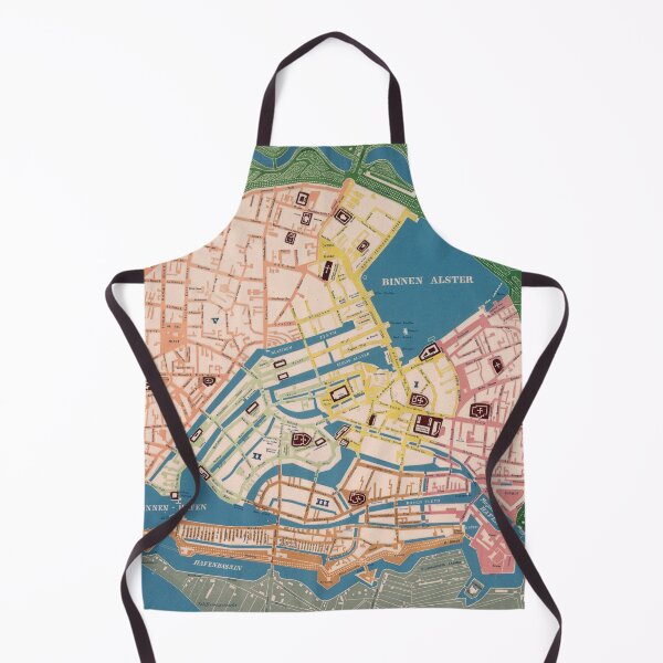 Item preview, Vintage Hamburg Germany Map (1845) designed and sold by BravuraMedia.