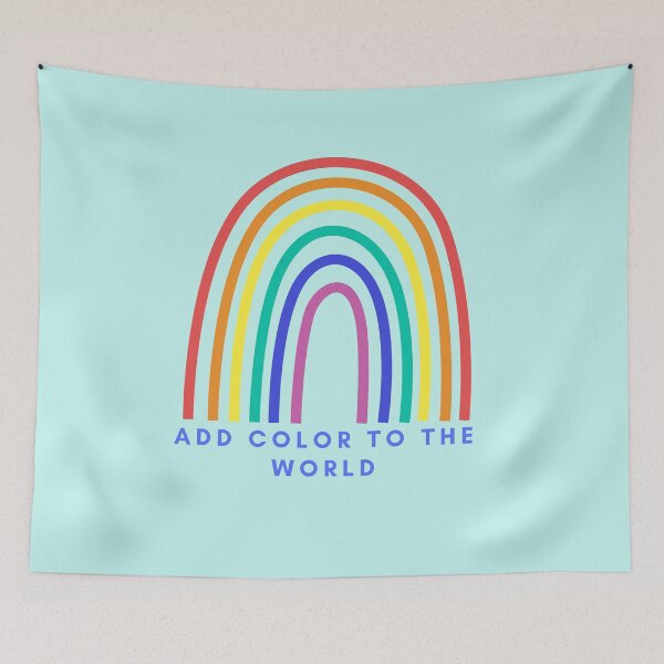 Item preview, Add Color To The World Rainbow designed and sold by BhARTi Taylor.