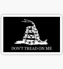 Gadsden Flag - Black and White Sticker