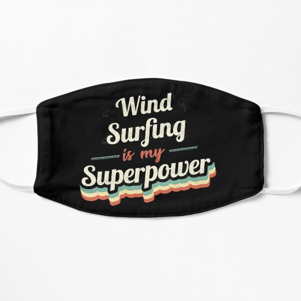 Windsurfen ist meine Supermacht Flache Maske