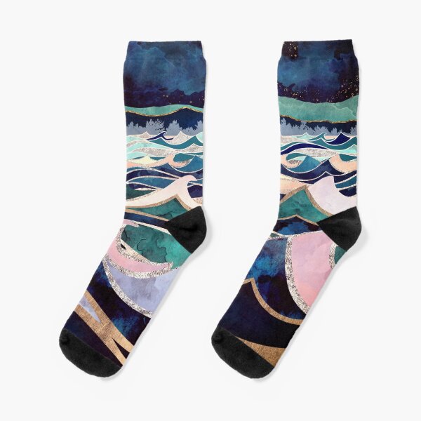 Moonlit Ocean Socks
