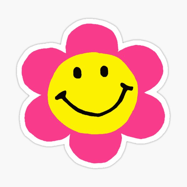 Flowers With Smiley Faces Aesthetic - Gerencia