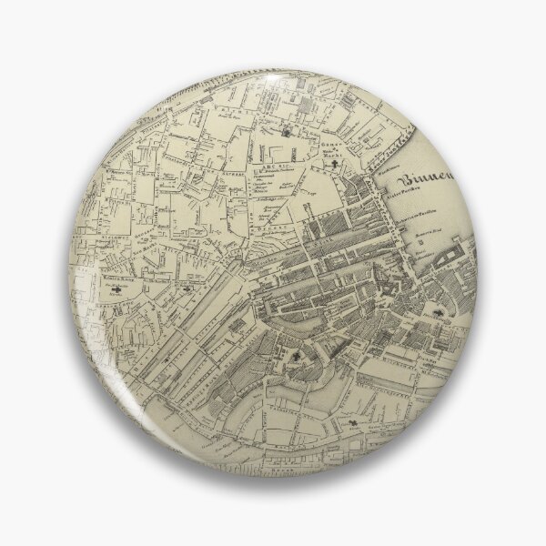 Item preview, Vintage Map of Hamburg Germany (1845) designed and sold by BravuraMedia.