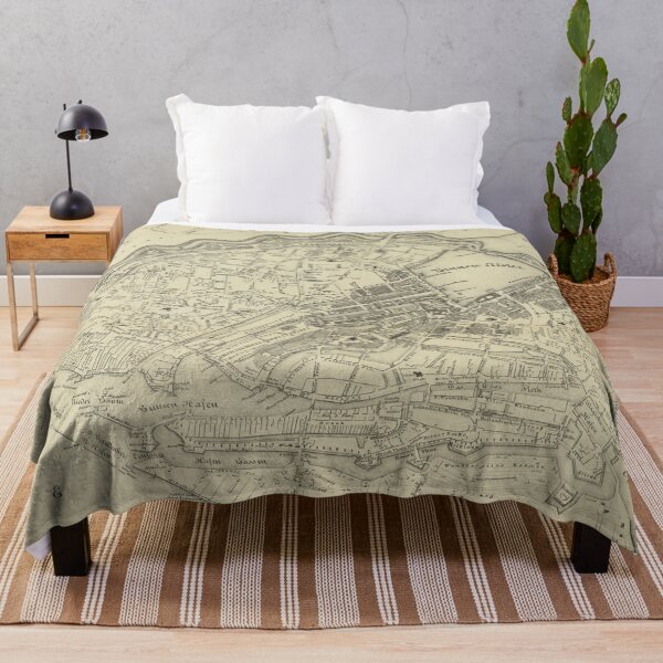 Item preview, Vintage Map of Hamburg Germany (1845) designed and sold by BravuraMedia.