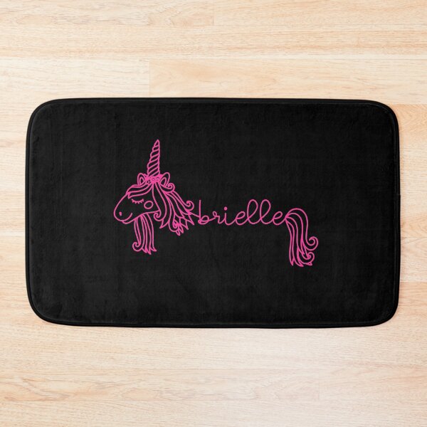 Item preview, Brielle Unicorn Pink Girly Name designed and sold by JaneApril.