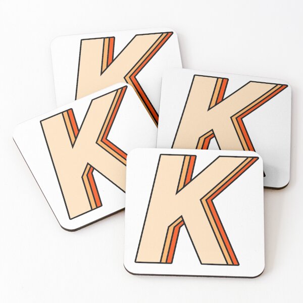Item preview, orange K designed and sold by Amanda Kirkpatrick.