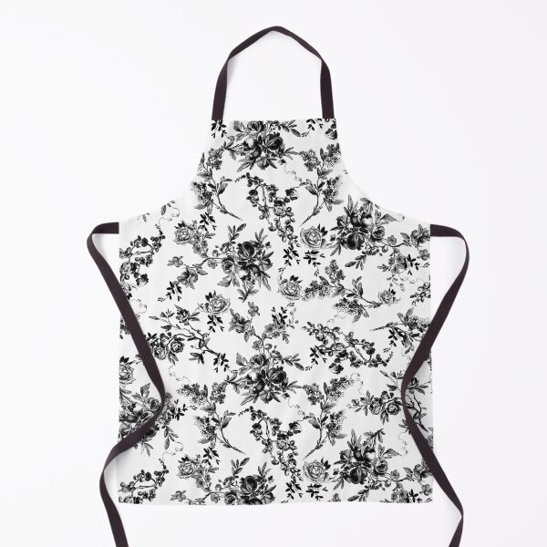 Item preview, Black Floral Toile designed and sold by Lynnea Washburn.