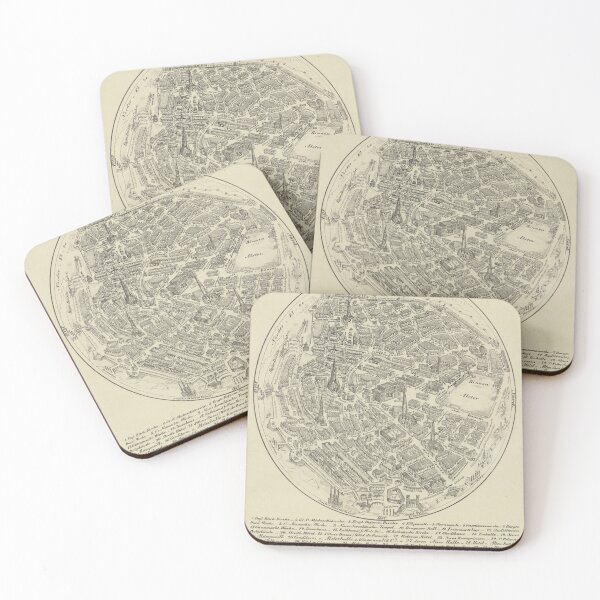 Item preview, Vintage Map of Hamburg Germany (1850) designed and sold by BravuraMedia.