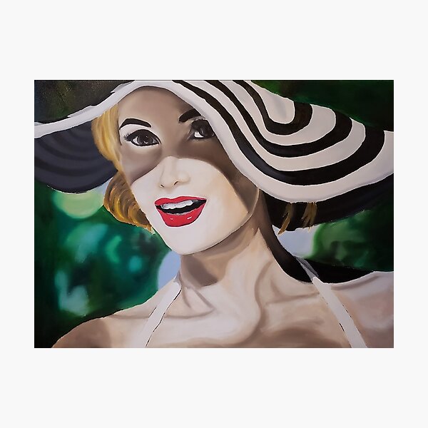 Holly Madison Pinup Photographic Print