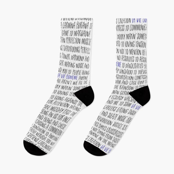 Item preview, La Vie Boheme Pattern designed and sold by Theatre Thoughts.