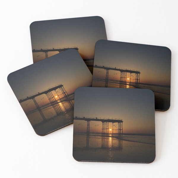 Item preview, Saltburn Pier Sunset  designed and sold by IanDonCrockett.
