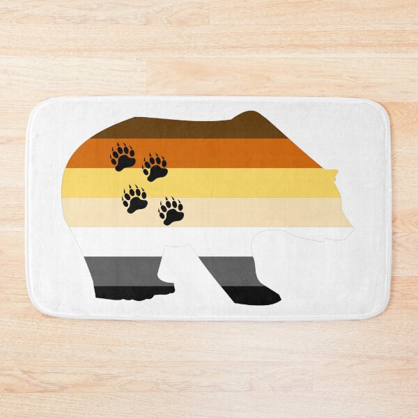 Item preview, Gay Bear paw rainbow colours designed and sold by MadAnt.