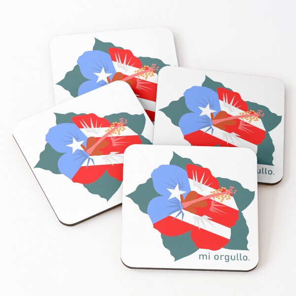 Item preview, Puerto Rico Flag Hibiscus Flower Puerto Rican Pride designed and sold by byDarling.