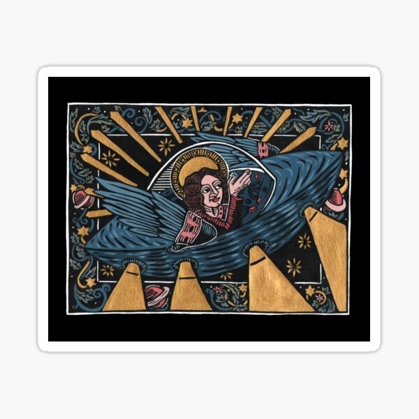 Artikel-Vorschau von  'Westward Leading stammt aus der Weihnachtsgeschichte "We Three Kings" und ich mag die Idee, dass die Figuren von Engeln und Dämonen tatsächlich Außerirdische sind, designt und verkauft von GurdyBird.