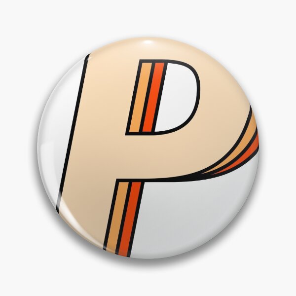 Item preview, orange P designed and sold by Amanda Kirkpatrick.