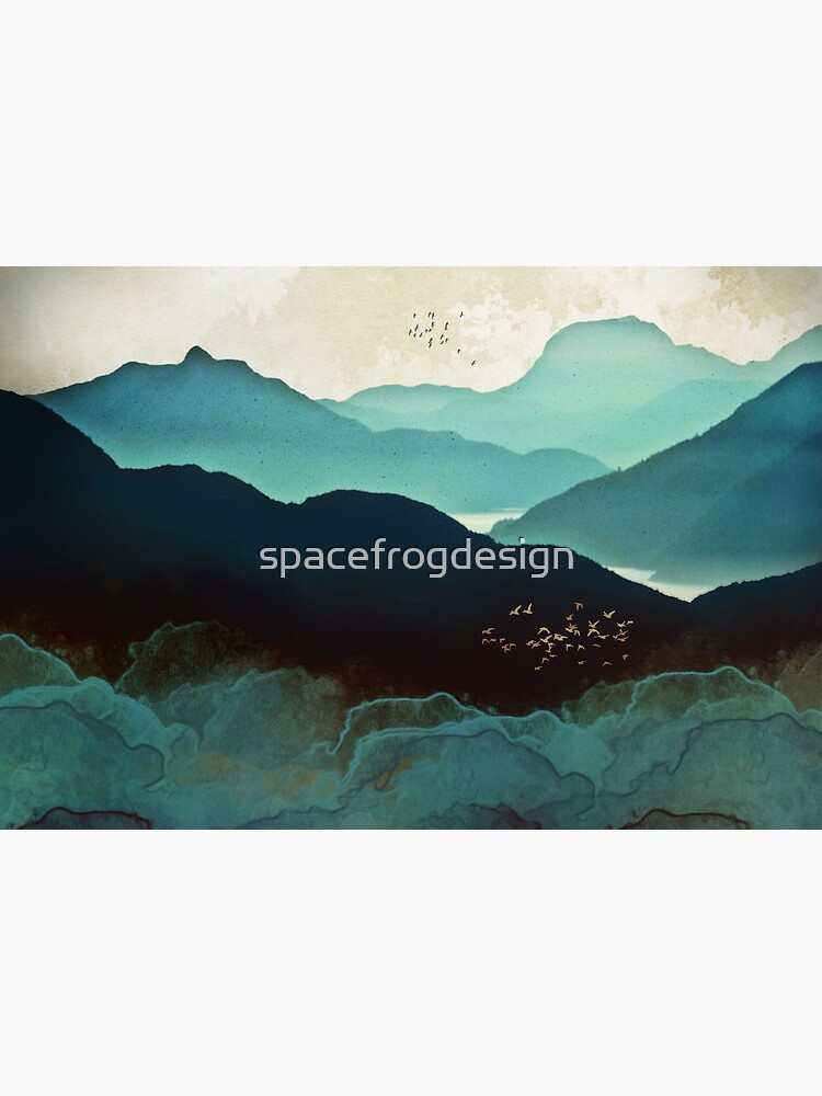 Indigo Mountains by spacefrogdesign