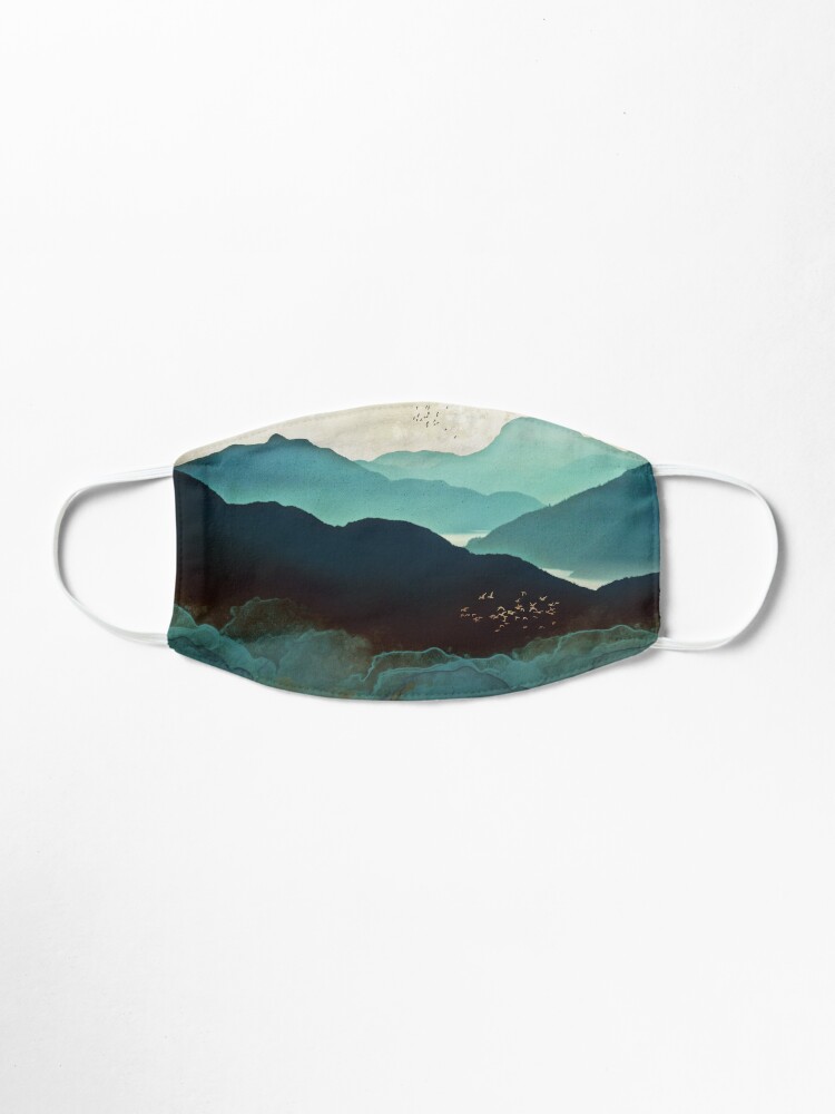 Alternate view of Indigo Mountains Mask