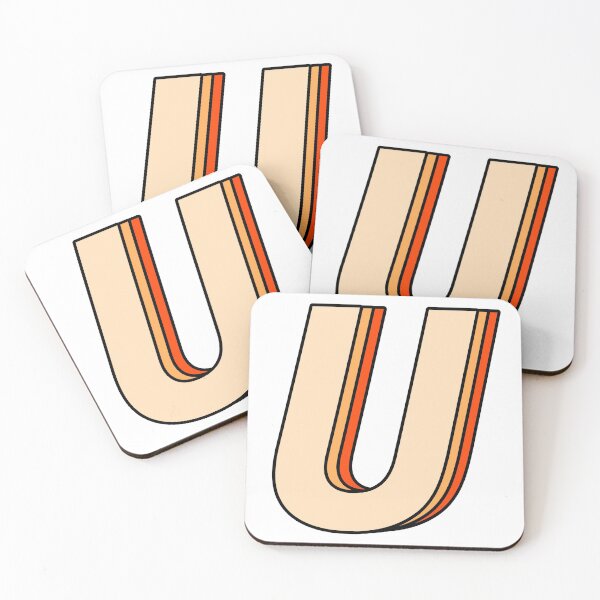 Item preview, orange U designed and sold by Amanda Kirkpatrick.