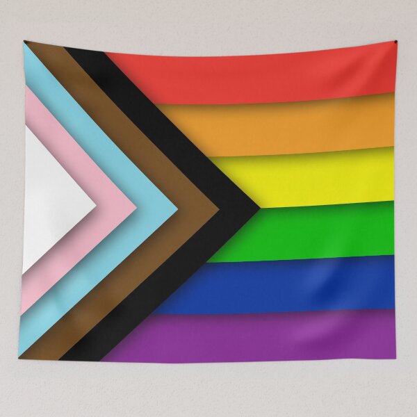 Item preview, Progress Pride Flag designed and sold by CMYKcreative.
