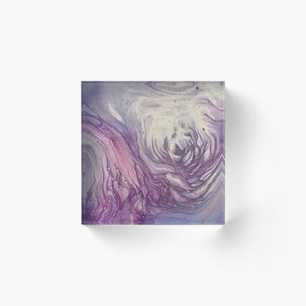 Purple Abyss Acrylic Block