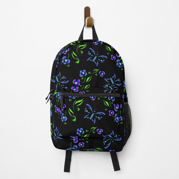 Item preview, Flowers and Butterflies Blue designed and sold by Czerra.
