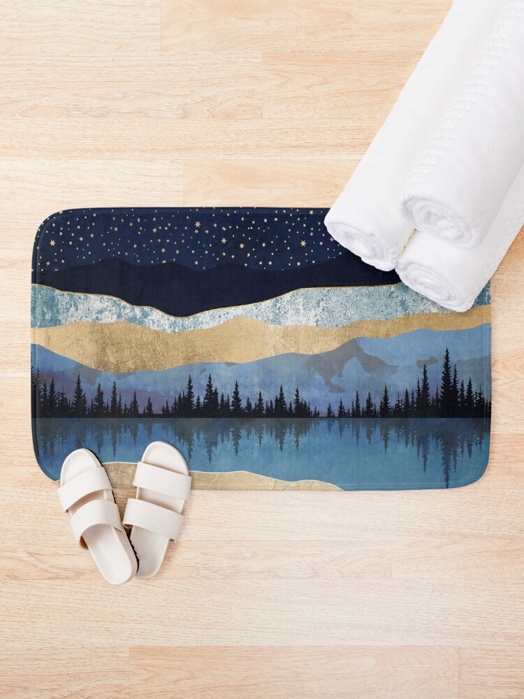 Alternate view of Midnight Lake Bath Mat