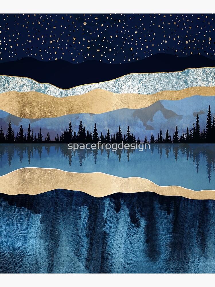 Midnight Lake by spacefrogdesign