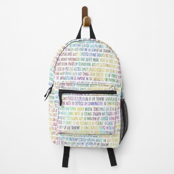 Item preview, Rainbow La Vie Boheme Lyrics Pattern designed and sold by Theatre Thoughts.