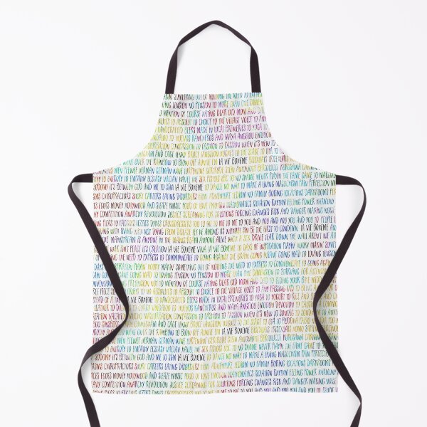 Item preview, Rainbow La Vie Boheme Lyrics Pattern designed and sold by Theatre Thoughts.