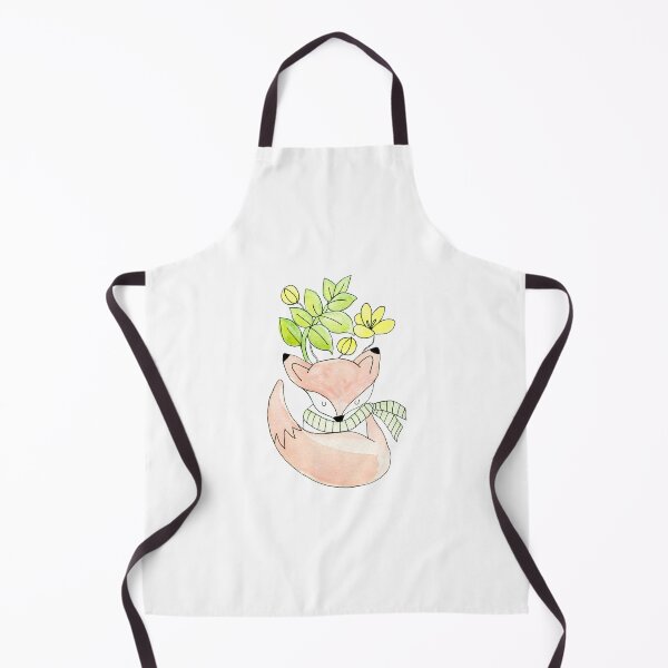 Item preview, Cute, sleeping fox with flowers & leaves. designed and sold by PandaAvenue.