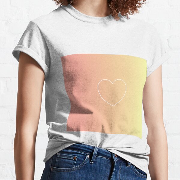 Solo corazón de amor Camiseta clásica