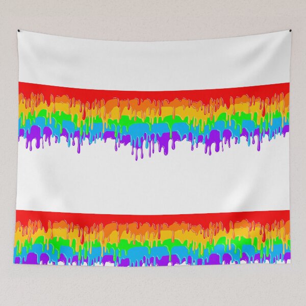 Item preview, Rainbow paint drip bright colours designed and sold by Pickle-Lily.