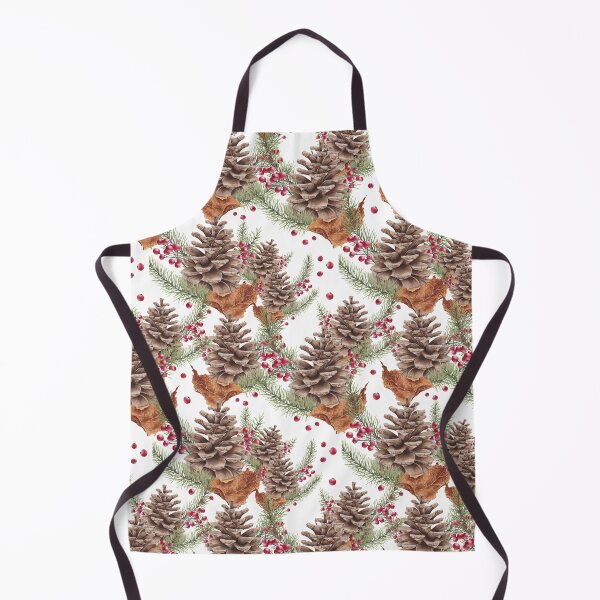 Festive Pinecone // Fine Art Apron