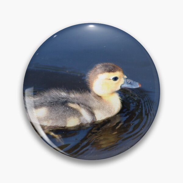 Item preview, Cute Duckling Swimming in a Pond Portrait designed and sold by Anna Lemos.