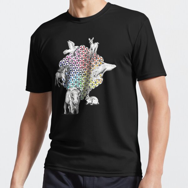 Flower of Life Totem Active T-Shirt