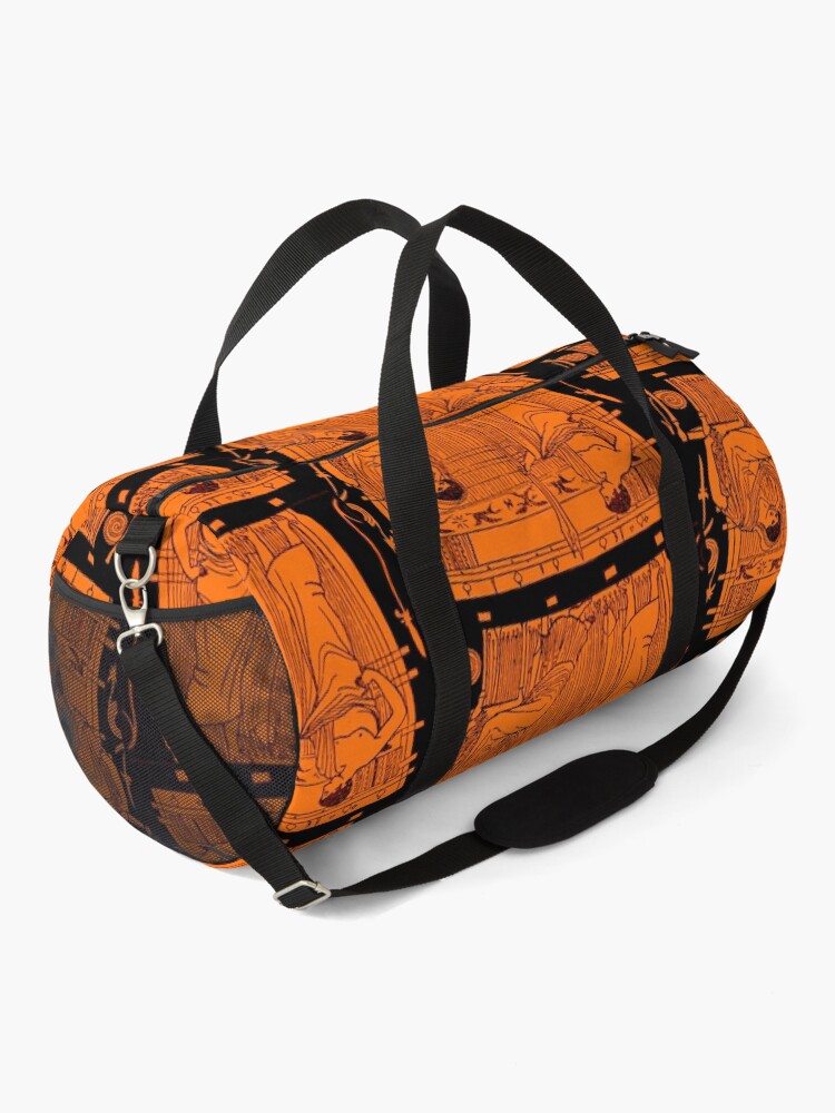 Thumbnail 2 of 3, Duffle Bag, Penelope at her loom designed and sold by WillowNox7.