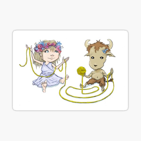 Ariadnae & Minotaur Sticker