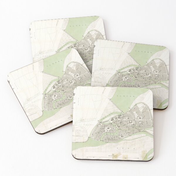 Item preview, Vintage Hamburg Germany Map (1880) designed and sold by BravuraMedia.
