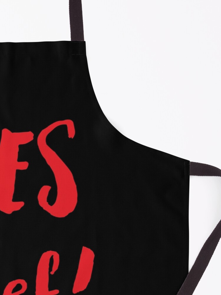 Alternate view of YES CHEF! Apron