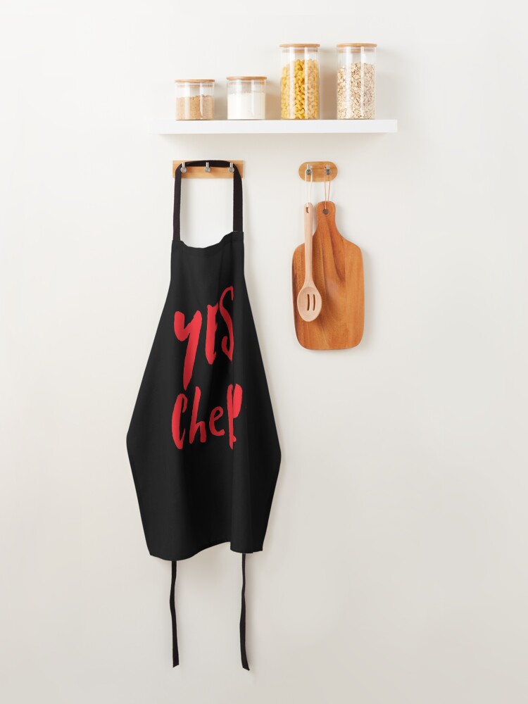 Alternate view of YES CHEF! Apron
