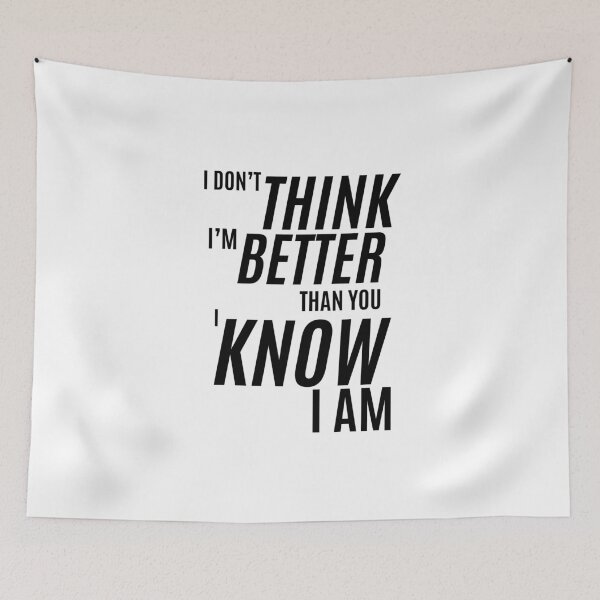 Item preview, The Umbrella Academy-Inspired "I'm Better Than You" designed and sold by mulberrydragon.