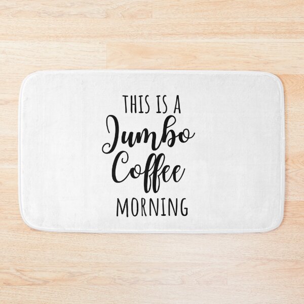 Item preview, This is a Jumbo Coffee Morning Quote designed and sold by CrystalCrush.