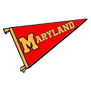 Artwork thumbnail, Maryland pennant flag by laineyrebecca
