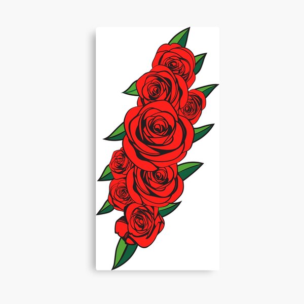 Dead Bolt Roses Canvas Print