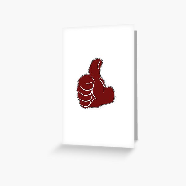 Texas A&M Gig 'Em Thumb Postcard