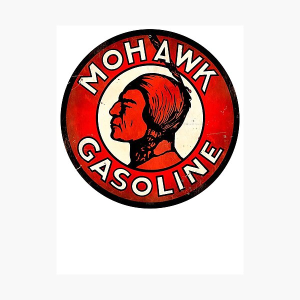 Mohawk Gasoline Emblem Photographic Print