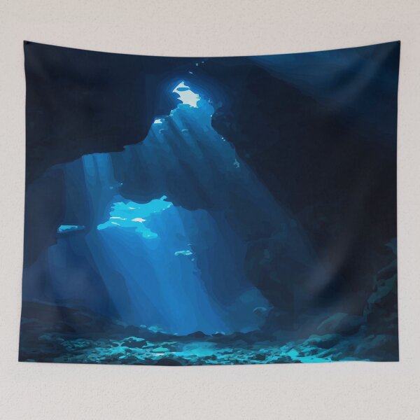 Item preview, Underwater Cavescape Design designed and sold by carlarmes.
