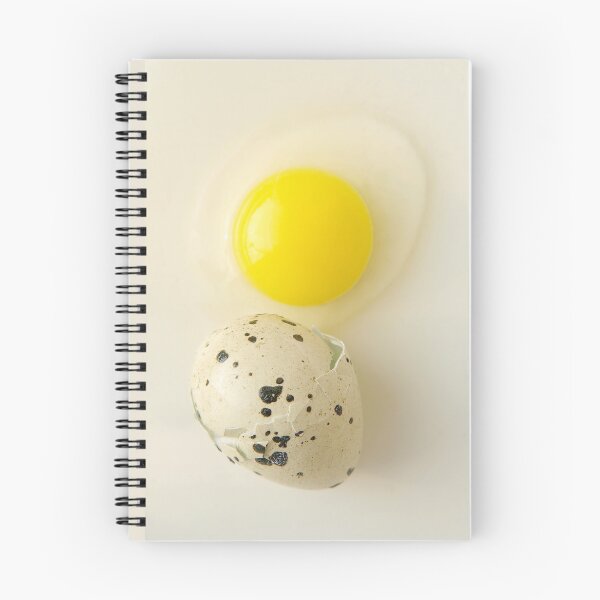 Item preview, Broken quail egg with shell taken closeup on white background. designed and sold by IaroslavB.